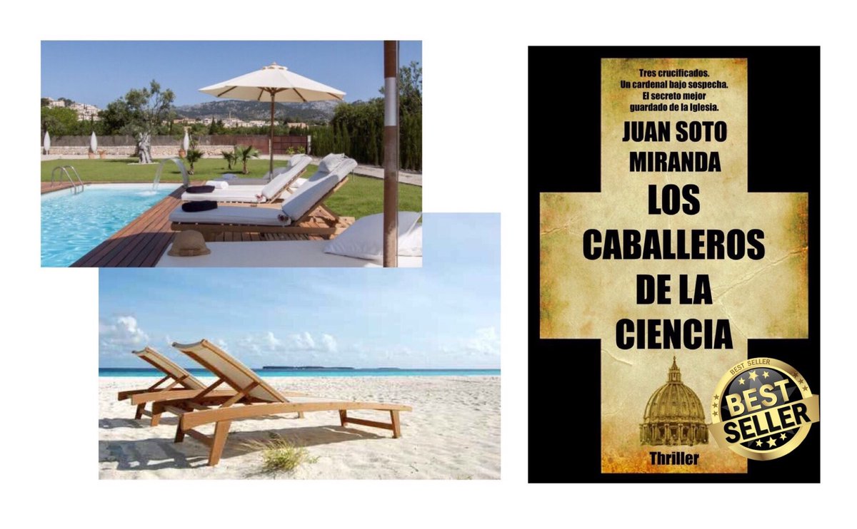 ¿Playa o piscina? Vayas donde vayas, llévate un buen libro. 
Más de 10.000 ejemplares vendidos. 
#LosCaballerosdelaCiencia 
Entra en #Amazon y lee gratis los primeros capítulos. 
#Thriller #BestSeller #FelizDomingo 
mybook.to/LCdlC