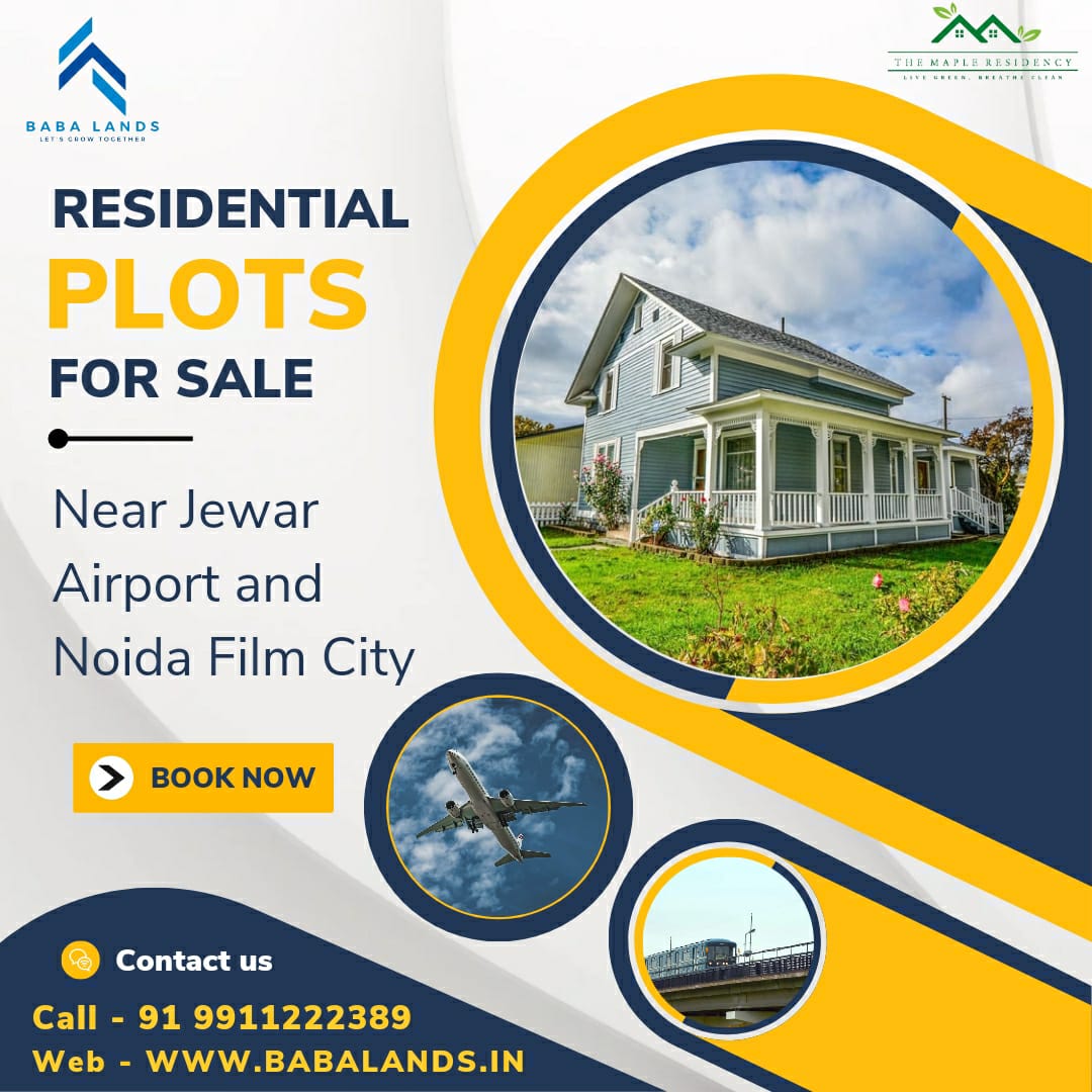 BabaLands's tweet photo. The Mapple Farms Residency Offer Budgeted Residential Plots Near Jewar Airport &amp; Noida Film City.
Contact us- +91-9911222389  info@babalands.in https://t.co/qzc4B2Jxa2

#plotsnearjewarairport #plotsnearnoidafilmcity #builders #farmhouseindelhincr #investmentinlands #realestate. https://t.co/P3wgyxmIsX