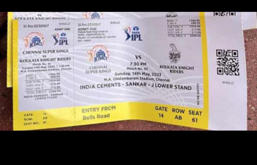foodlab121's tweet photo. Lower tickets available 

7500/- Final Price 

15 Tickets available 

#cskvskkr #cskvskkrtickets #ipl2023 #csk https://t.co/b8Lj5cdxZJ