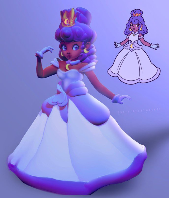 Yasu_Studios_'s tweet photo. Had a lot of fun making this I couldn’t really decide on which version to use so I decided to make a combination of the two bringing out the best qualities of each. #mariofanart #Nintendo #nintendofanart #selene #PrincessSekene #Princessoc #marioprincess #MarioBros #SuperMarioBros #moonlight #cresentmoon #moonprincess #classylady #finalart #t00nzi