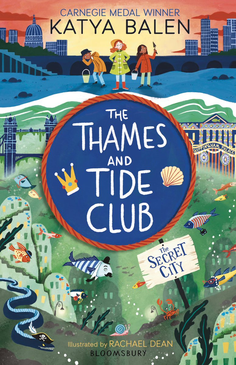 #UKLALucky13th In celebration of the release of fantastic The Thames and Tide Club and the Secret City by @katyabalen and illustrated by <a href="/RachaelADean/">Rachael Dean ✍🏼🎨</a> from <a href="/KidsBloomsbury/">Bloomsbury Kids & YA UK</a> we are giving away 5 signed and dedicated copies! Simply retweet to enter the draw, and good luck!