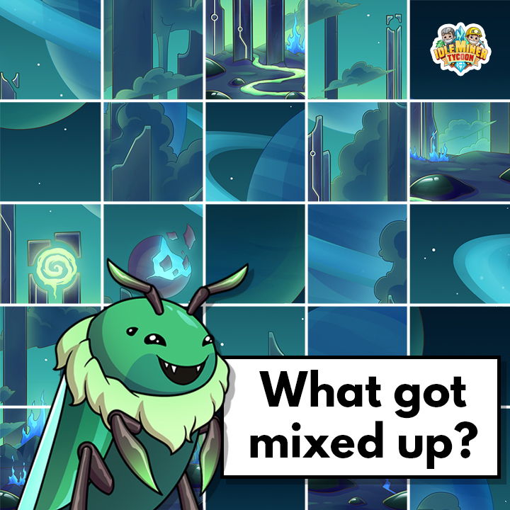 🤪 Mix and match! Which curious mine got scrambled up in this mixed up image? 🙃

#IdleMinerTycoon #MixAndMatch #Scrambled #Mix #IdleGames