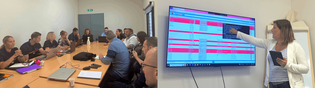 urgsap's tweet photo. Formation #UrgSAP InterOP'SAMU au SDIS 34
De la convivialité... des échanges constructifs...
Un vrai bonheur de voir autour de la table :
- les services du #SDIS34 (Opérationnel, SSSM et Informatique)
- le #SAMU34 et le Service Informatique de l'Hôpital !👍😊 https://t.co/tAhHrFAQWQ