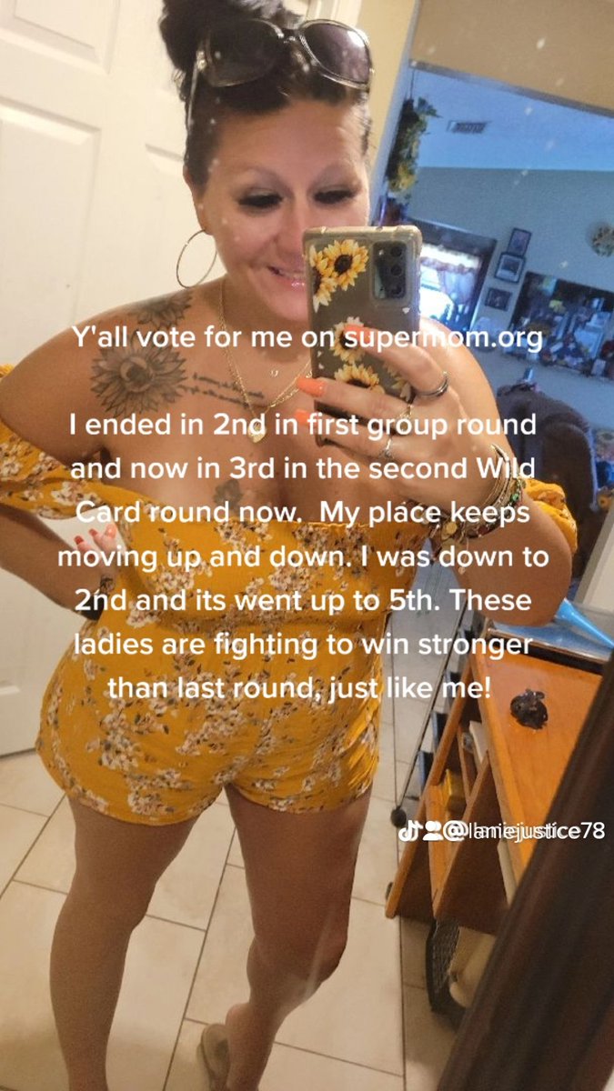 laniejustice201's tweet image. Vote for me to continue to each round in Super mom contest spomsered by Womans World magazine, Victoria, and Children's Miracle Network. Only #1Winner takes $20K csh, weekend getaway for two to Palm Springs, California, and photography session and 2 pages