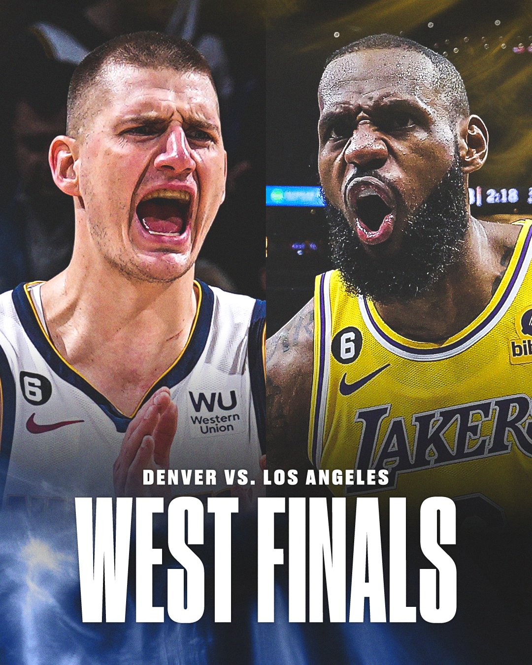 Los Angeles Lakers Vs Denver Nuggets 2023 Nba Western Conference