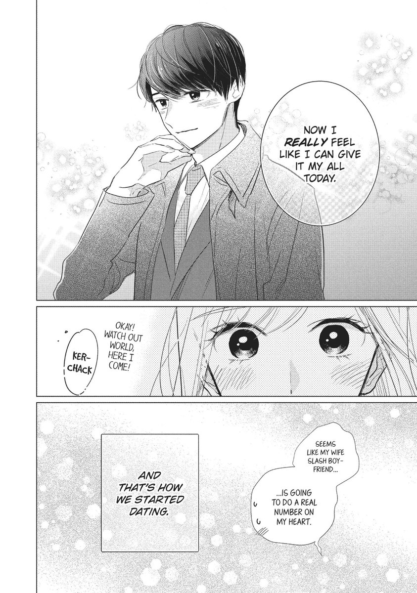 went from husband and wife to girlfriend and boyfriend (respectively) i love this development