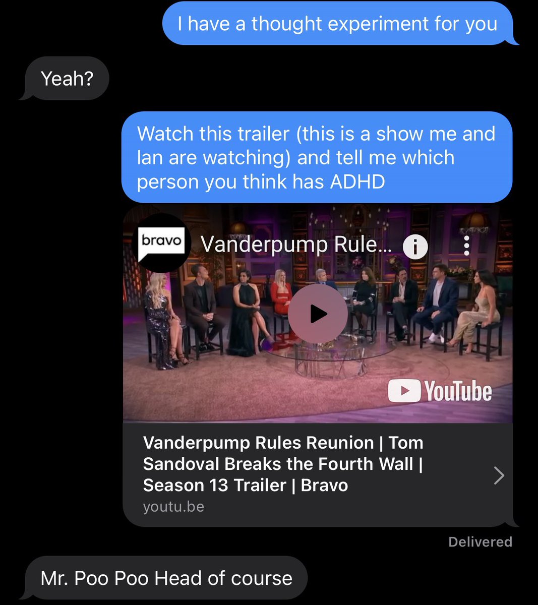 Day 1 of trying to get my dad to watch #VanderpumpRules