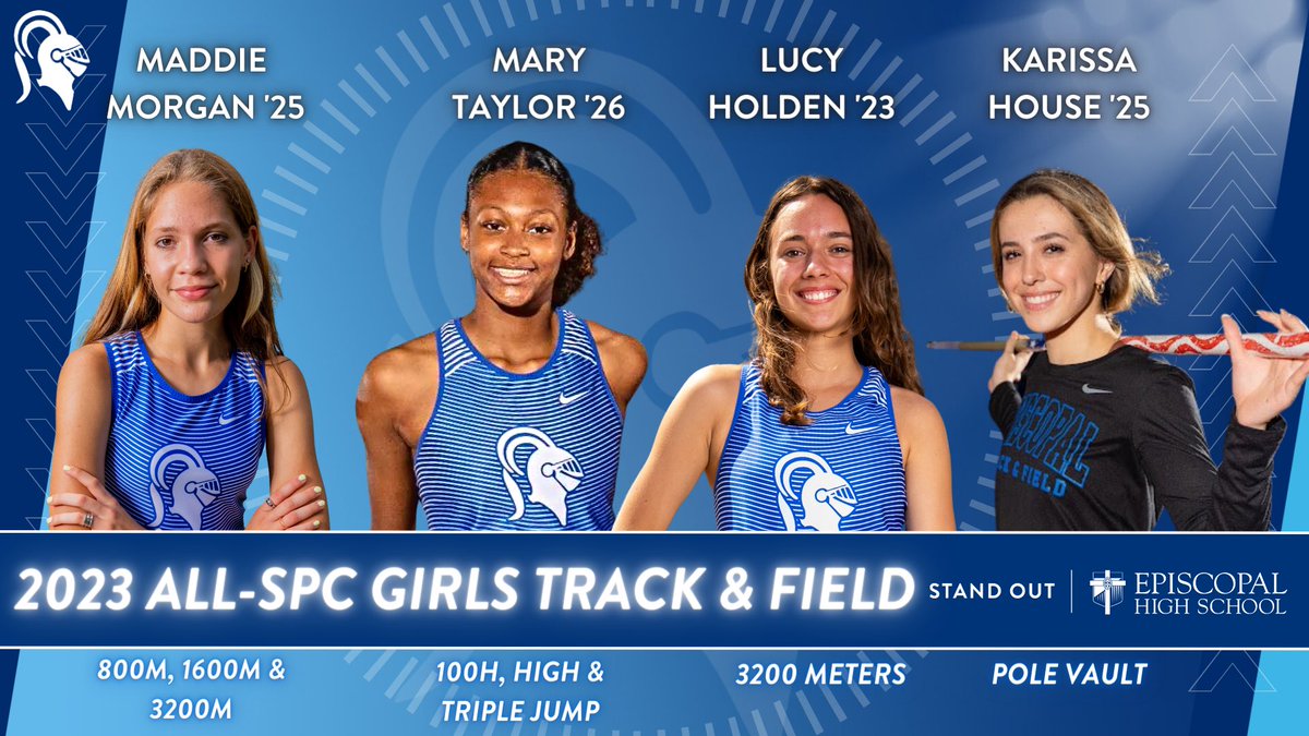 Congratulations to our All-SPC girls track and field participants! #KnightsStandOut