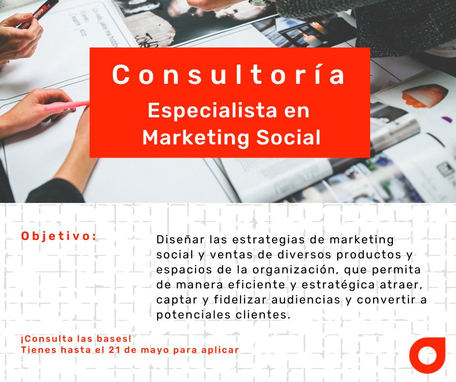 👀 Si tienes experiencia creando estrategias de marketing y ventas para organizaciones de #DerechosHumanos ¡te estamos buscando!

Conoce aquí más sobre nuestros proyectos y lo que estarías desarrollando para #Documenta.

👉 bit.ly/3LYxSKE