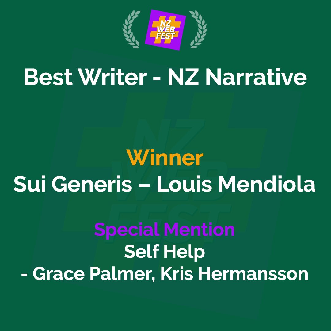 This week #winnerwednesday is for the writers - Alexander Nunez, Heidi Lynch & Perrie Voss for @AvoToastSeries, Mireille Mayrand-Fiset for Dors Avec Moi/Sleep With Me by @avantitoast, and Louis Mendiola for the final season of Sui Generis by @Robo_N.
👏❤😀❤👏
#webseries