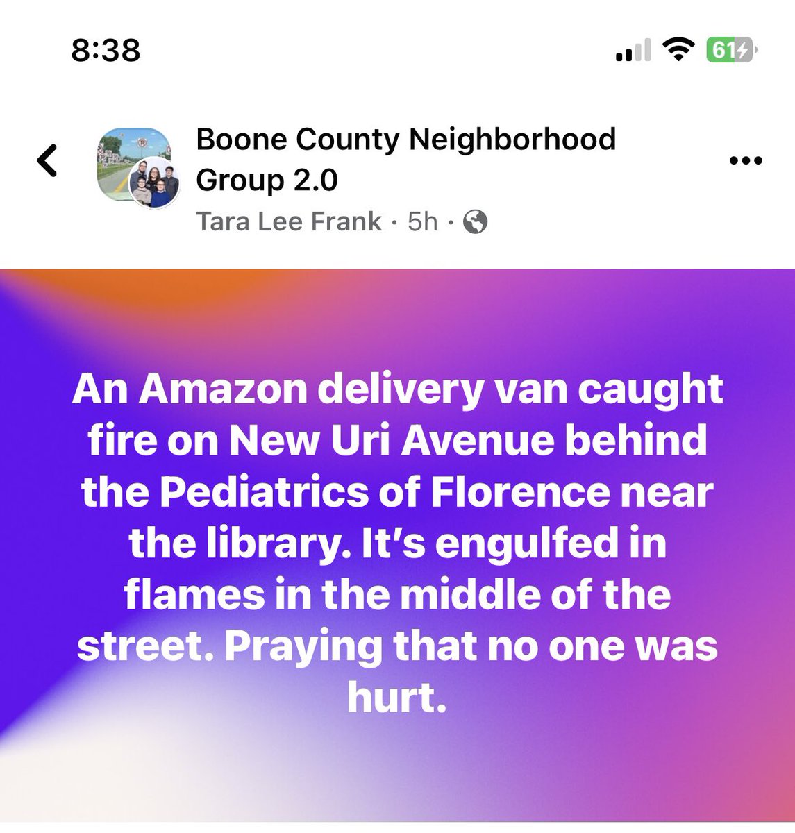 MrRoberts9th's tweet photo. @AmazonHelp Yes, literally on fire. Someone posted pics of it. I did go to that website. Can’t get past the ‘Messaging Assistant’ and actually chat with anyone. https://t.co/UaYI6mqnYA