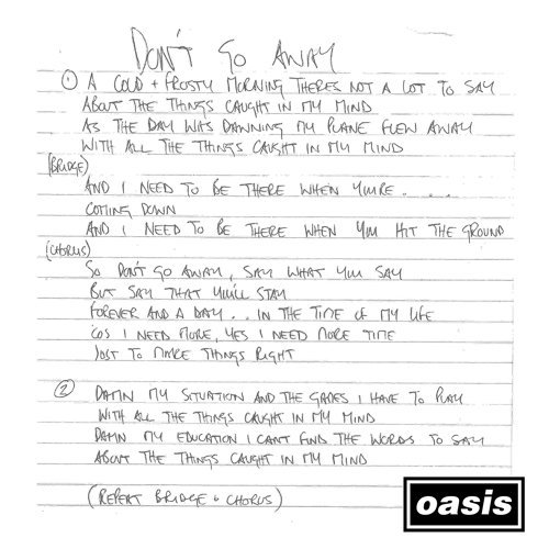 scyhodotcom's tweet image. On May 13th 1998, Oasis released the 'Don't Go Away' single in Japan.