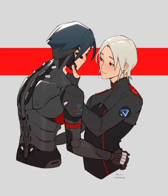 Some more #SIGNALIS fanart. I've been forcing all of my coworkers into listening to me talk about this game.