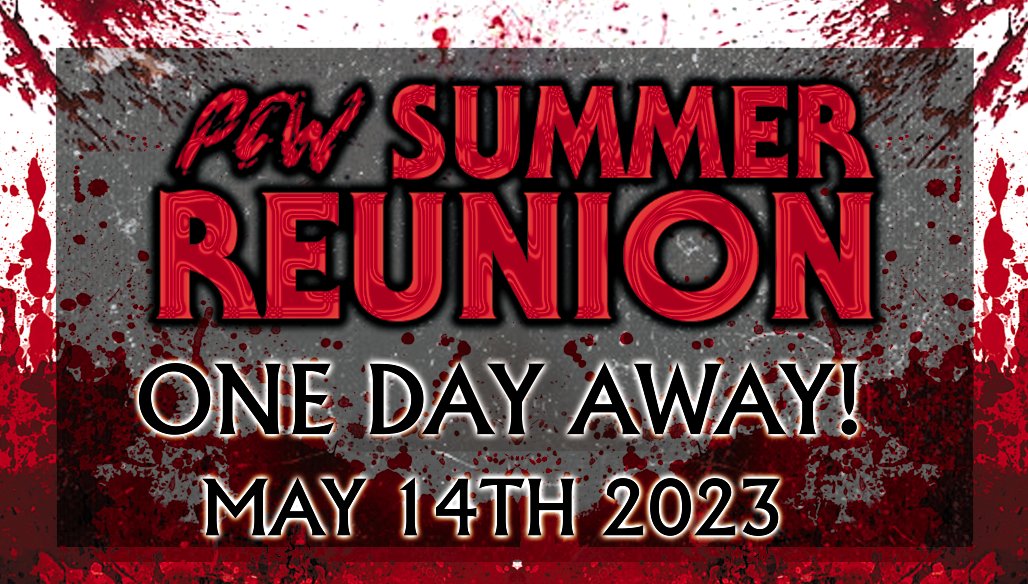 PCW_RBLX's tweet photo. #PCWSummerReunion Is coming at you LIVE in ONE DAY.

PCW's biggest Reunion of the Summer starts at 4:30 EST, don't miss it. https://t.co/OLWMRMDOGK