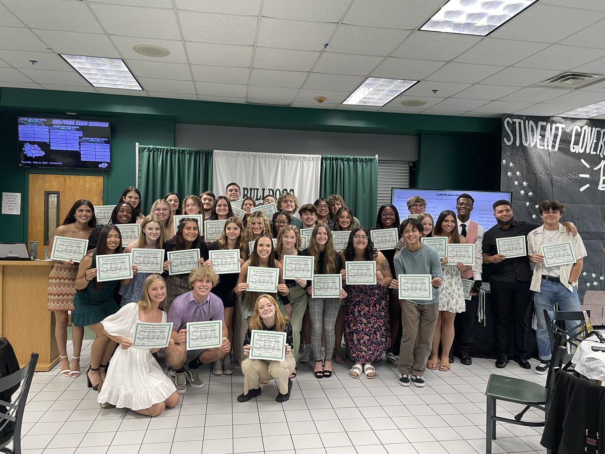 Congratulations to our Bronze, Silver, and Gold membership recipients. If you Missed the banquet please make sure to pick up your certificates in the sga room. <a href="/FPCSGA/">FPC SGA</a> <a href="/FPCHS/">Flagler Palm Coast High School</a>