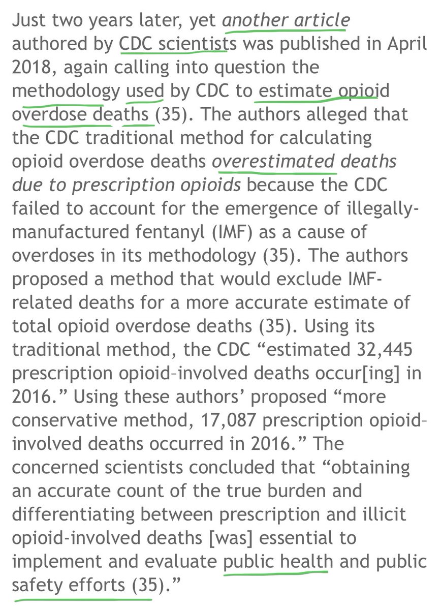 annemarie1219's tweet photo. #TheCDC inflated death rate data from #Covid but they also inflated overdose deaths from prescription opioids.
Meaning: if someone died from ILLICIT opioids, it was still counted as a PRESCRIPTION opioid death. #DEA #CDC #Corrupt #guidelines https://t.co/jJ3MT3ifrk