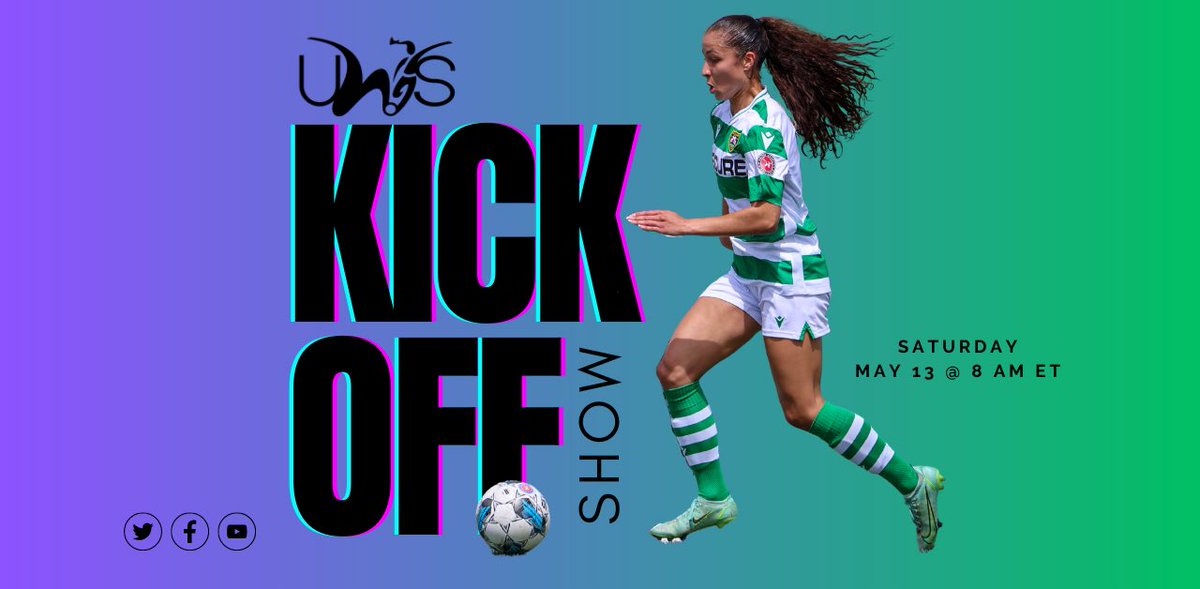 UWSSoccer's tweet photo. Join us this Saturday for the UWS Kickoff Show with host Jonathan Ward! Get a preview on our opening weekend. Plus a special appearance with 2022 West Conference Champions @GraceStordy &amp; @SarahDilling26 from @FoothillsWFC 

Live on #Twitter https://t.co/OMPuql8RKy