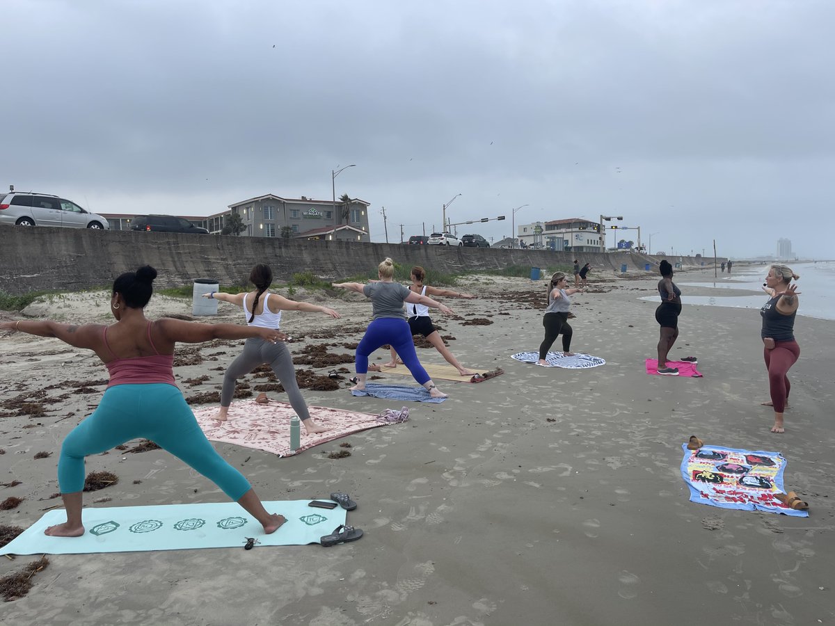 What a great way to unwind for the weekend! Sunset Yoga on the beach!
#GalvestonCounty #bacodatx #sunsetyoga #galvestoncountycommunitycoalition
#Galveston