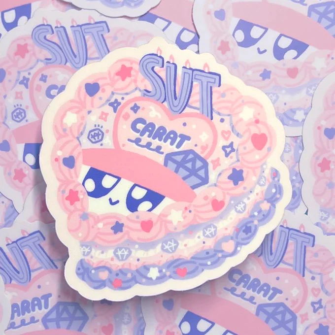 carat cake stickers + discount 2020 snapshoot charms + pre-order charm leftovers + limited mousepad restock tomorrow!! 10:10am pacific time 
