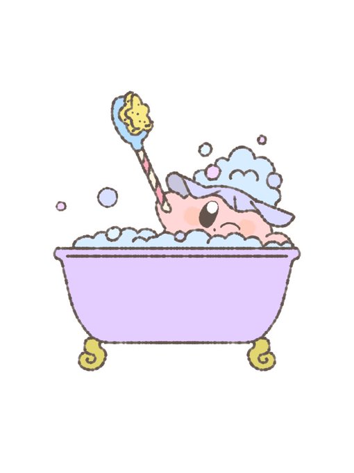 「bathing soap bubbles」 illustration images(Latest)