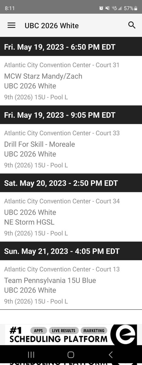 College coaches come take a look at your future 2026 #UnitedElite15u