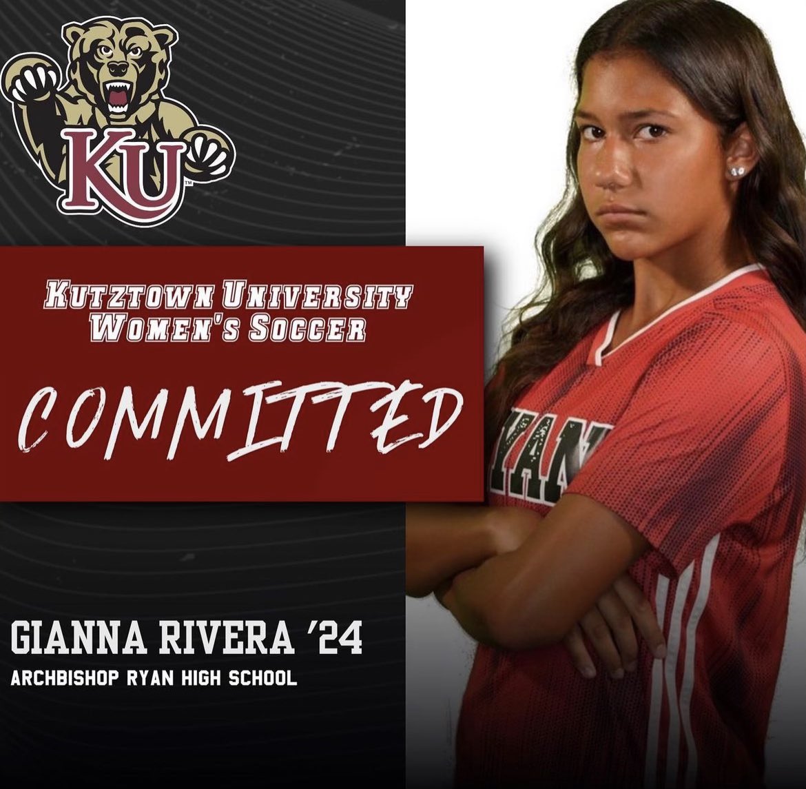 psccopparage's tweet photo. 🚨Congratulations to our Rage player Gianna Rivera on her recent commitment to @KutztownSoccer to further her academic and athletic career in 2024! We can’t wait to watch you do great things in the @PSACsports as a Golden Bear!🚨@PrepSoccer  @TopDrawerSoccer @ARSoccer_Girls https://t.co/yRbDDc0Vb0