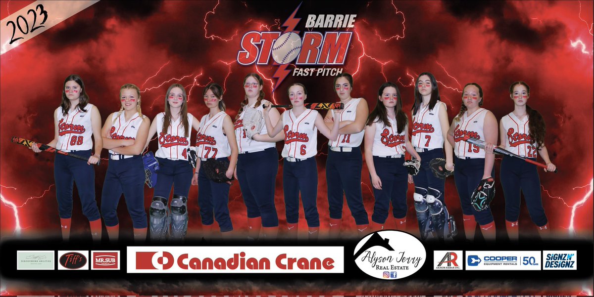 U14Storm's tweet photo. The first tournament of the season is coming up in Port Perry. Thank you to all our sponsors. @barrie_storm https://t.co/vVwPFAxSvn