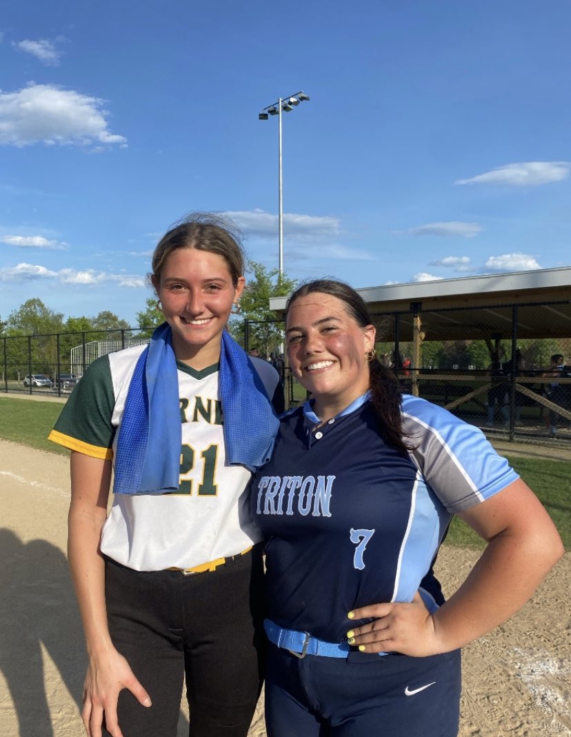 Triton put up a very tough game today but it was great to play another <a href="/res_angels/">RES Angels Softball Development (MA)</a> player! <a href="/haleighh2023/">Haleigh Harris</a> <a href="/miavittozzi2023/">Mia Vittozzi</a> <a href="/GalvinKristen/">Kristen Galvin</a>