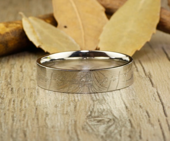 Personalize Anywords Engrave Wedding Engagement etsy.me/3JFI5cd #jewelry #ring #titaniumring #menring #matchingring #engrave @etsymktgtool
