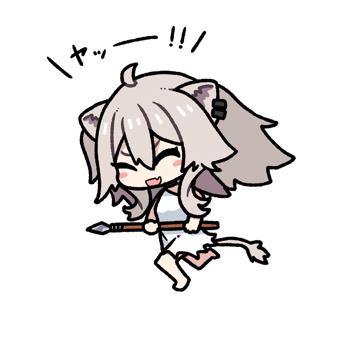 獅白ぼたん 「#ししらーと  野生のホワイトライオン」|honmirinのイラスト