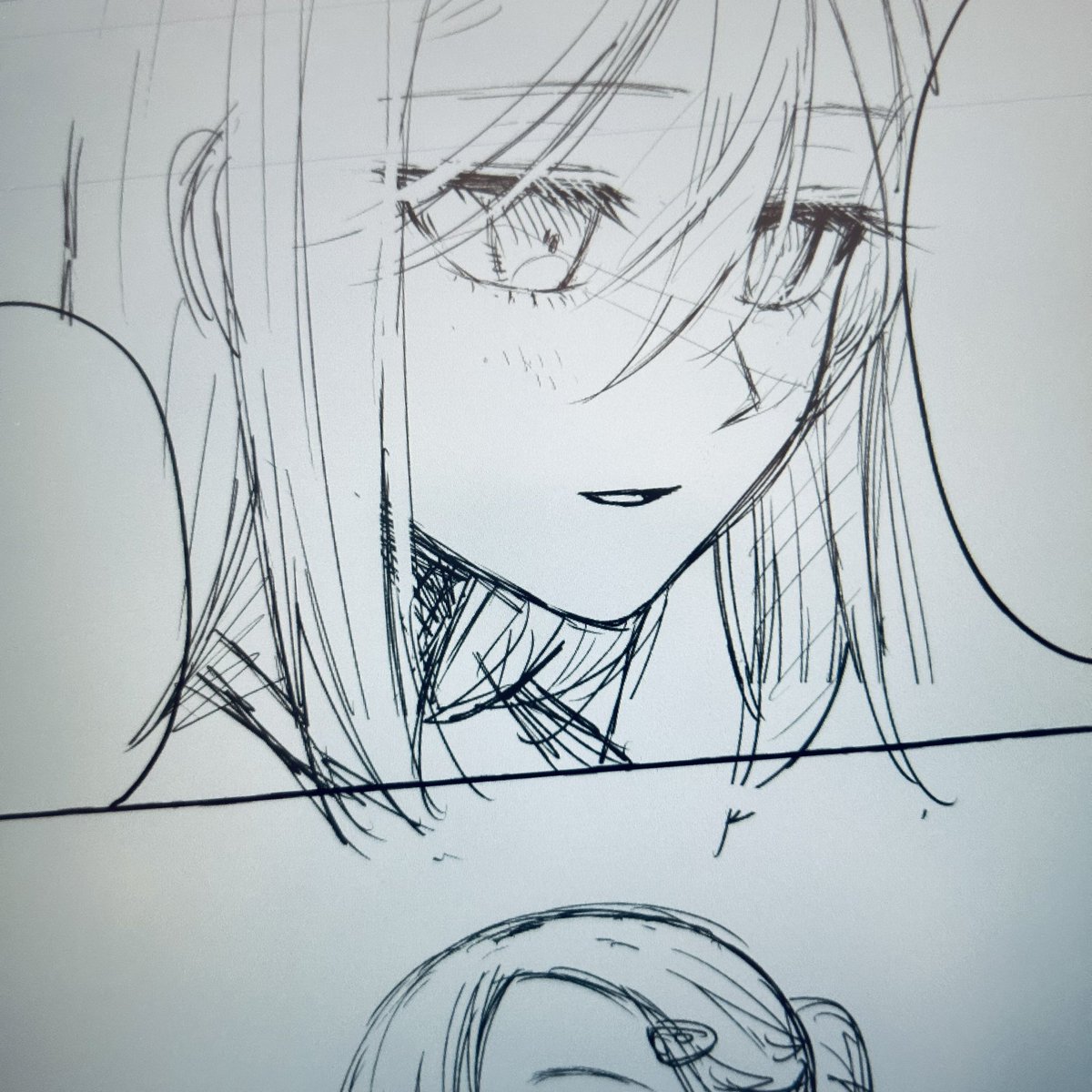 ペン入れ終わったと思ったコマなぜか変な操作してしまったらしくすべて消失し無になっててヮ……ァ……………ァ…………………… 