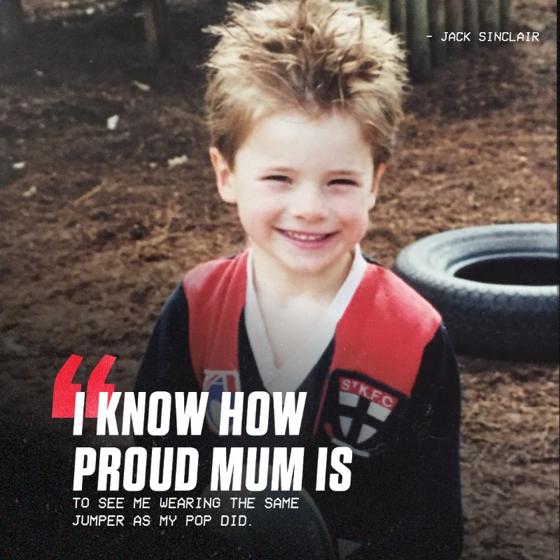 stkildafc's tweet photo. Jack Sinclair has won over many fans across the years, but none come close to how proud a supporter his mum is ❤️

It's only fitting that his 150th game coincide with Mother's Day; a perfect tribute to his mum, Kerrie, who's been with him every step of the way.