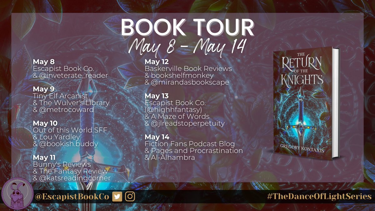 SungHerSong's tweet image. Review: The Return of the Knights by @gregkontaxis
baskervillebookreviews.com/the-return-of-… 

@escapistbookco 

#TheReturnOfTheKnights #escapistbooktours #BookReview #BookTwitter