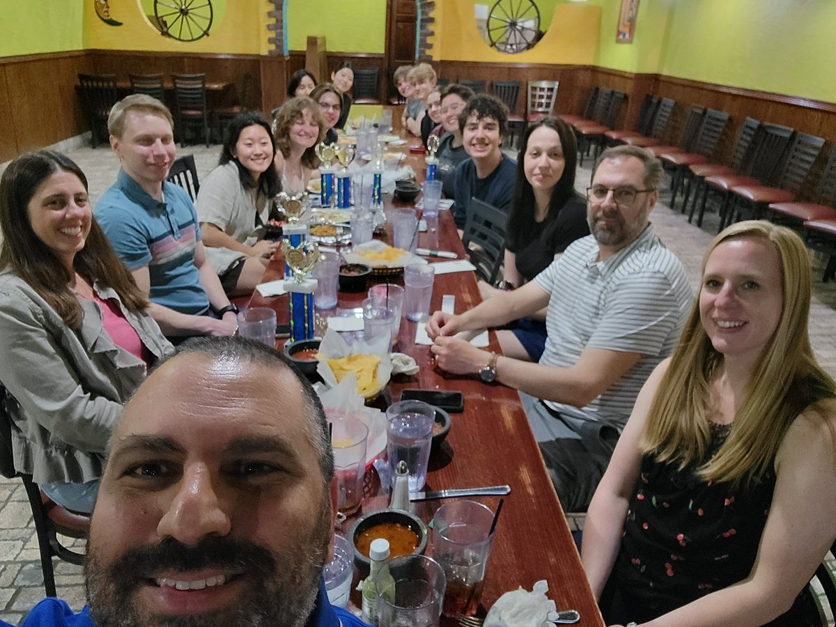 speechdebatehud's tweet photo. end of the year banquet! 
handing out team trophies, graduation cords, and varsity letters (along with having amazing food).
thanks to all our competitors, coaches, and judges! https://t.co/D9yN2W6bpj