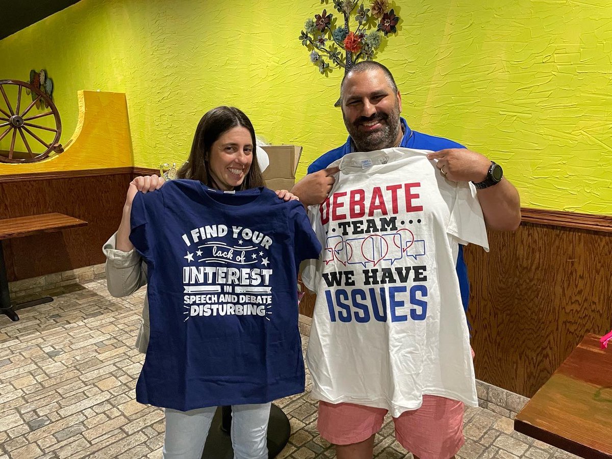 speechdebatehud's tweet photo. end of the year banquet! 
handing out team trophies, graduation cords, and varsity letters (along with having amazing food).
thanks to all our competitors, coaches, and judges! https://t.co/D9yN2W6bpj
