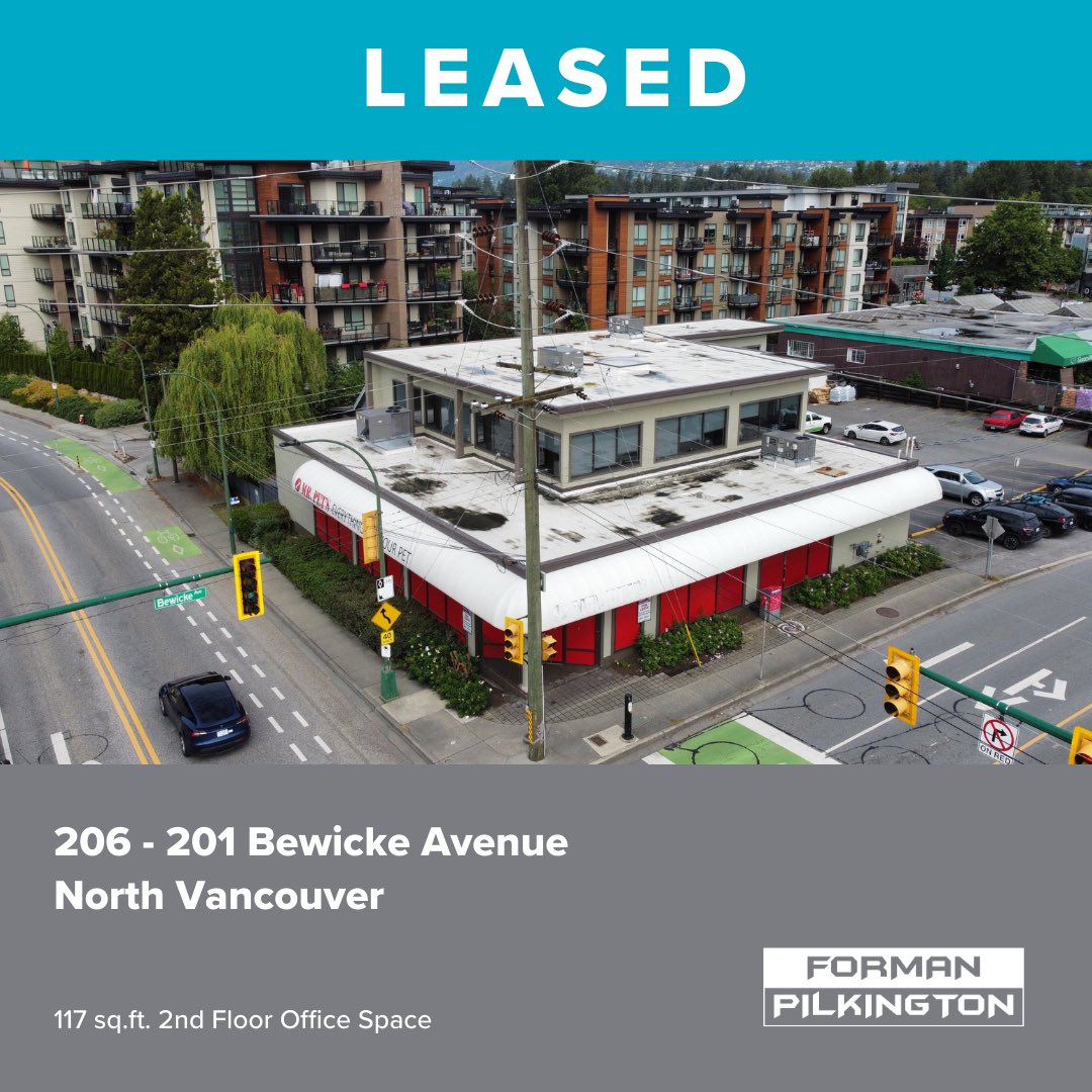 FormanPilk's tweet photo. LEASED !  Single office at 201 Bewicke Avenue #northvancouver #northvan #sharedoffice #leased #commercialrealestate #leasedoffice https://t.co/R5kmLEL0rp