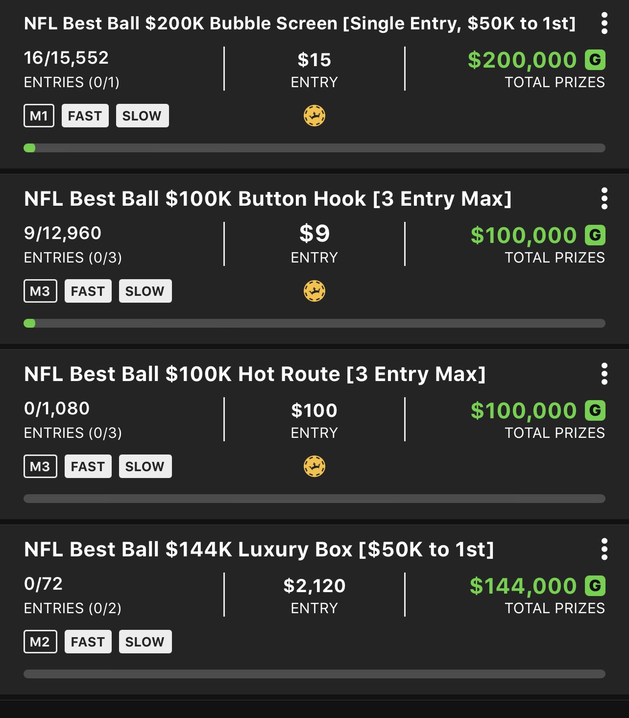 best ball draftkings