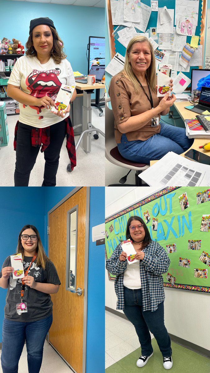 From CIS to the amazing teachers in TJHS and TIS, gift cards from Target and Starbucks, yay! 🐾🤩
#TeacherApprecationWeek #Day5 
#TISDProud