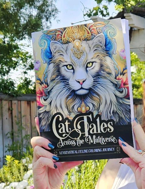 Our first happy customer proudly showing off her new coloring book. a.co/d/246nNfa #onamazon #CatsAcrossTheMultiverse #getyourstoday #wemadethis 🐈‍⬛🐈🪐

a.co/d/246nNfa