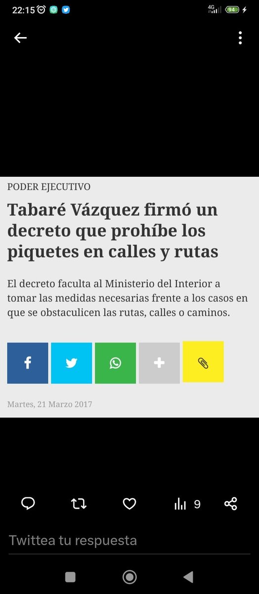 pORSI_salgo_Pte's tweet photo. Hace un rato, me cruce con Gerónimo, el representante estudiantil del IAVA le comenté que no se puede hacer un piquete en la calle, por un decreto del FA de época Tabaré. Me dijo mamá no me contó eso. https://t.co/cKdlYdMyFH