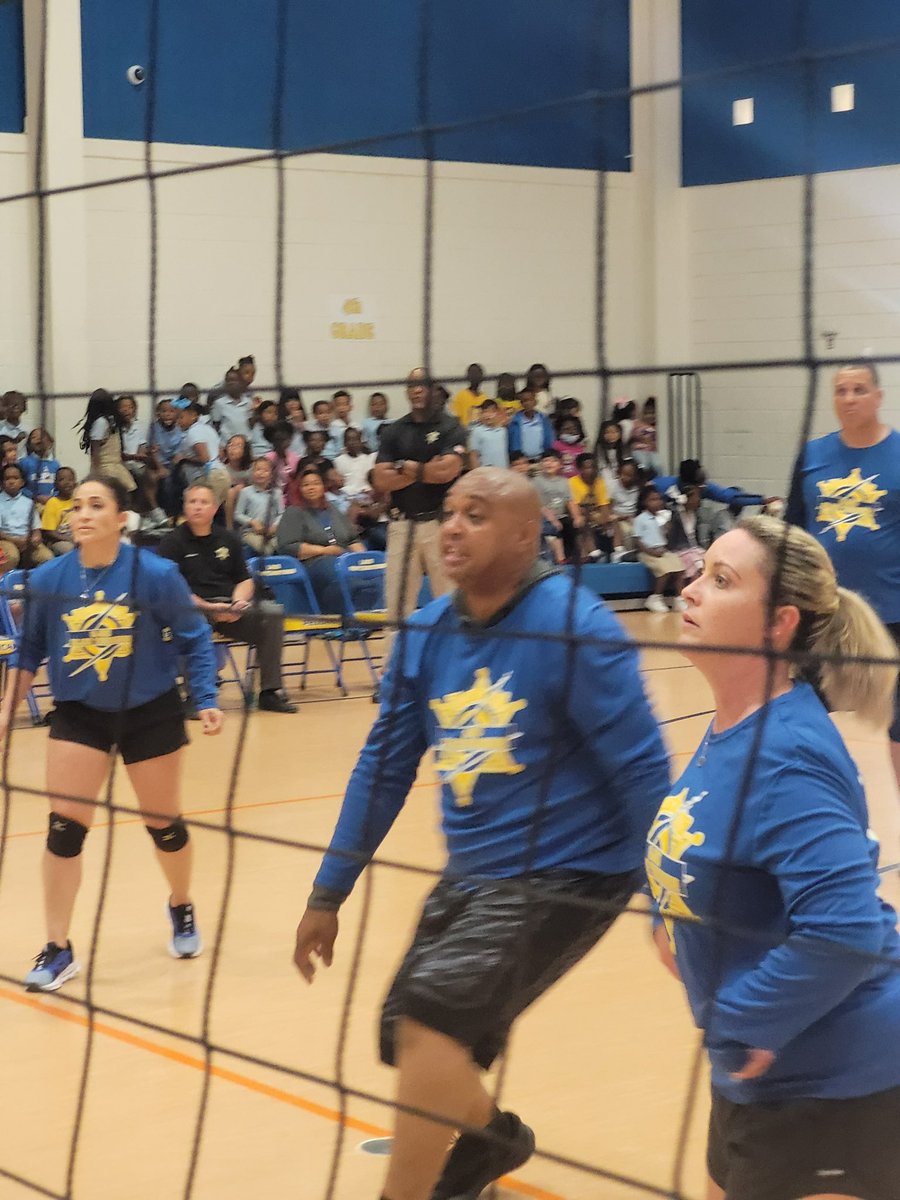 Our Pelicans soared over to a volleyball game this afternoon, LPE vs St John the Baptist Parish Sheriff's Office. It was a great time had by all. Both teams played hard and gave their all. Way to go Pels and SJSO!