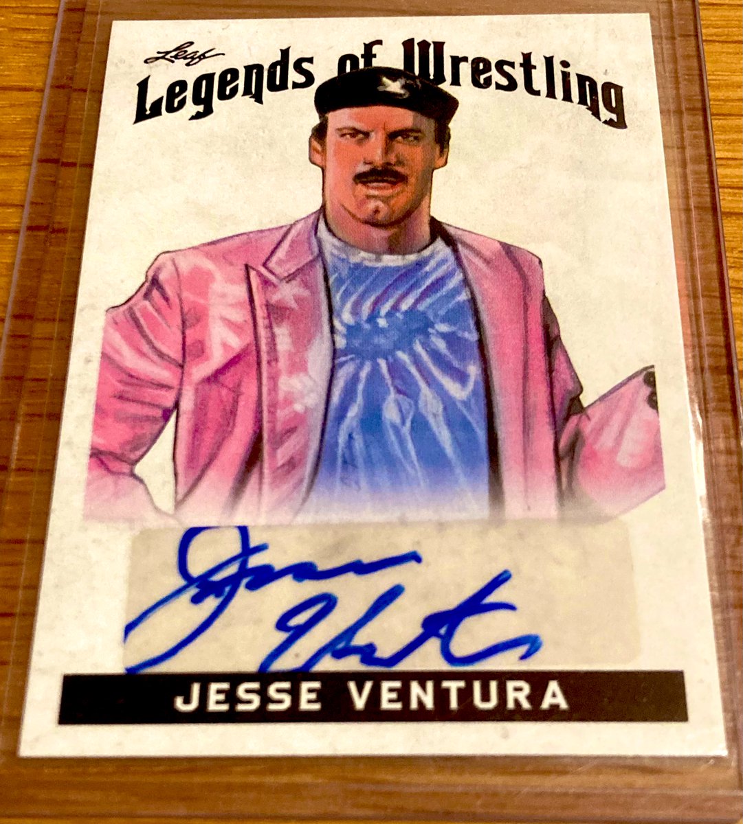 Jesse Ventura ✍️ 2018 Leaf Legends of Wrestling 
#JesseVentura