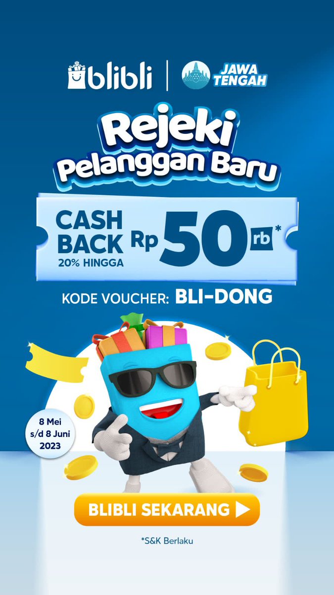 Ayo belanja online produk di toko *Kaja Shibori* di Blibli.com dan nikmati Promo Menarik dan Cashback hingga Rp 50.000 ! blibli.app.link/NVSUmn7tJzb