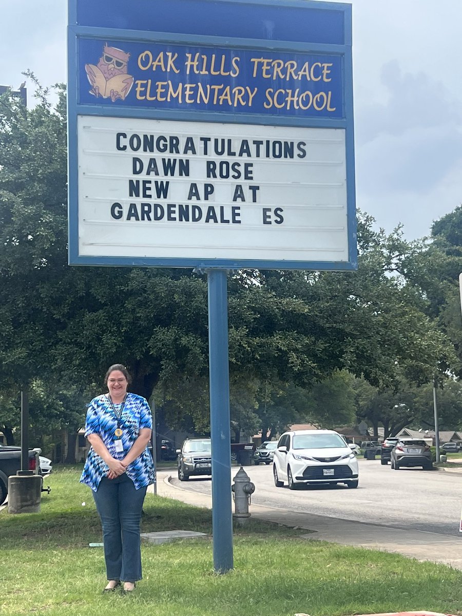 DawnRoseEISD's tweet photo. It has been my pleasure and a blessing to work for Northside ISD. Starting Monday I start my new adventure as an assistant principal in Edgewood at the Gardendale early learning program. I’m so excited to get started, but I will miss my friends and colleagues at OHT. https://t.co/txFPtEUk70