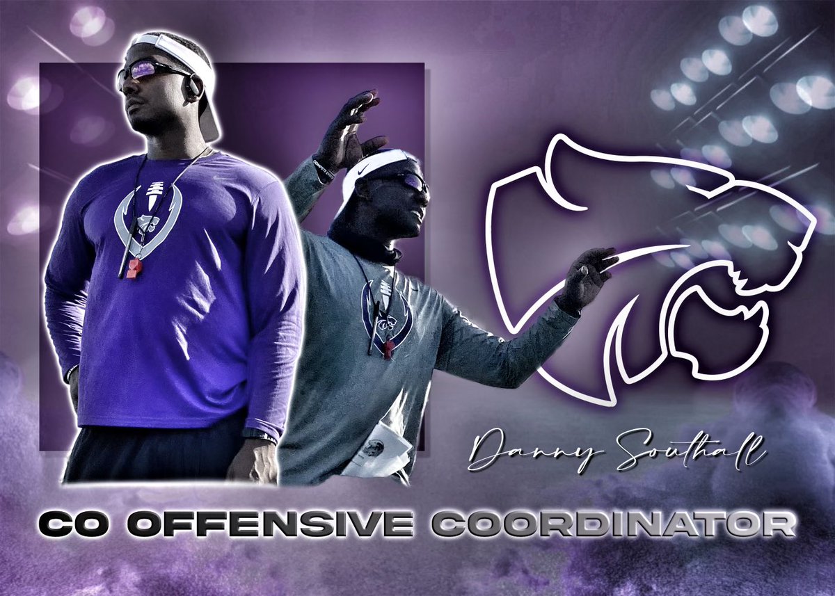 Introducing <a href="/FootballHumble/">Humble Wildcats FB</a> Co-Offensive Coordinator, Coach Southall! Coach Southall is a student of the game and has a wealth of knowledge from his QB playing days at SFA! I’m excited and honored to have him on our staff!!! #ProtectTheH #BLEEDPURPLE #UMW #OTA #FAM1LY