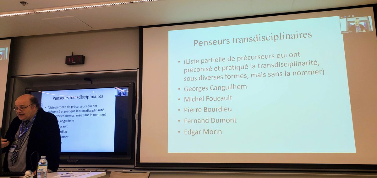 ColloqueTD's tweet photo. #AcfasC658 Sommes-nous #transdisciplinaires sans le nommer ? Intéressant point de départ offert par Yves Laberge pour ouvrir le Sujet (l'être humain) à la complexité de ce qui le dépasse aujourd’hui, l’IA. https://t.co/pWCQ1Cpl03