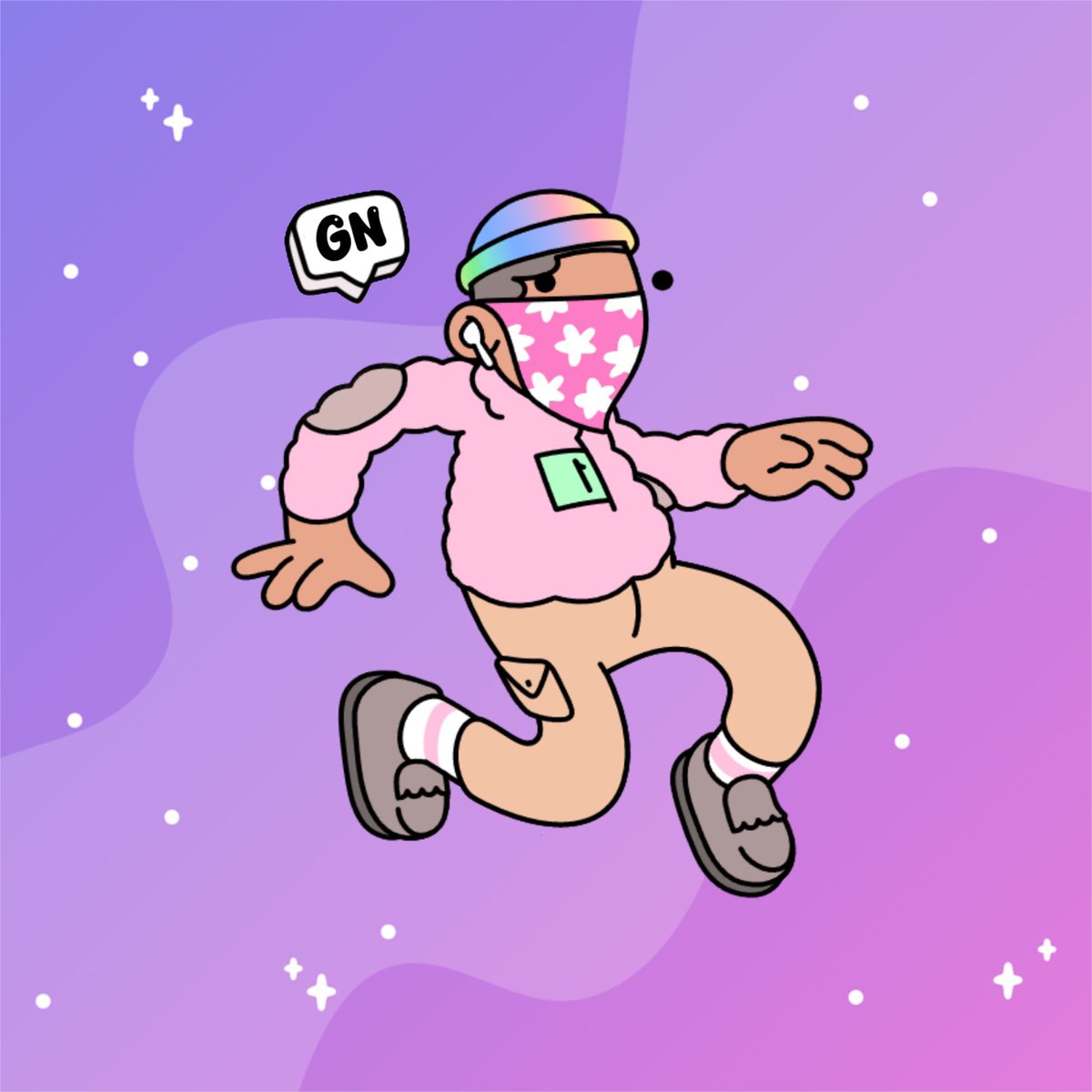 SolarSoundWave's tweet photo. “Im from NY my swag is a lil different” GN Web3 #Stoodio @doodles @iamcyclo with the cool BGs 🫶🏽 https://t.co/lVMp33v9KV