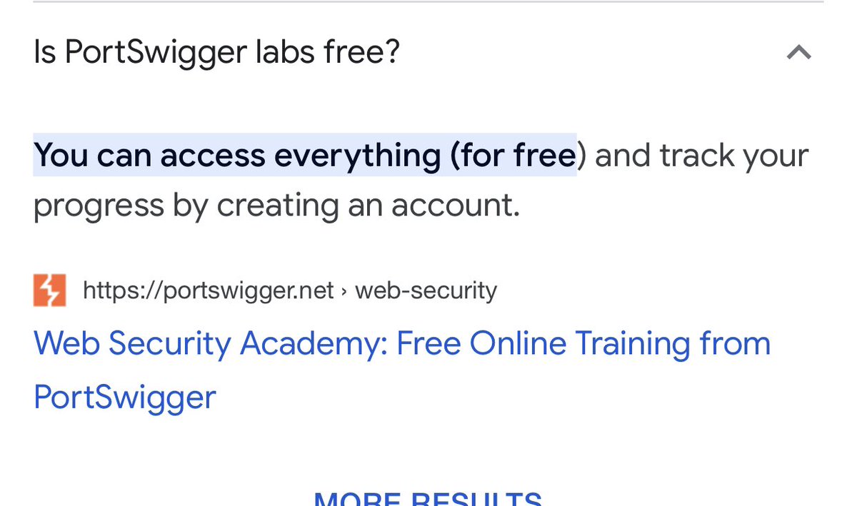 You have a whole academy for free at @PortSwigger labs to start and learn web applications vulnerabilities what are you waiting for?