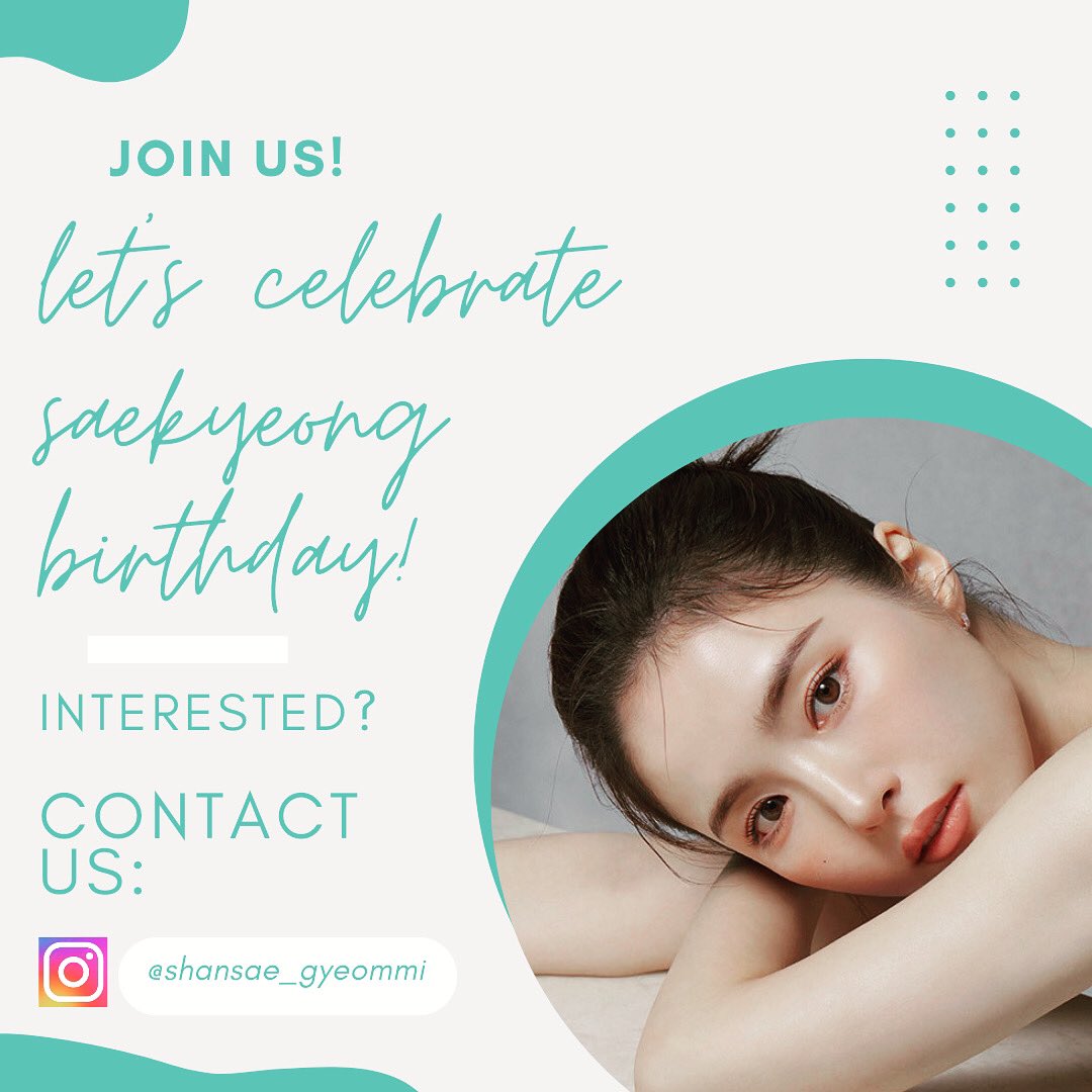 We open funds for celebrating saekyeong birthday and debut anniversary! If you interested please DM us here or on our instagram DM for fast responds. Thank you

#런온 #runon #겸미 #샨세 #신세경 #申世景 #ShinSaekyeong #Saekyeong #ShinSeKyung #シンセギョン