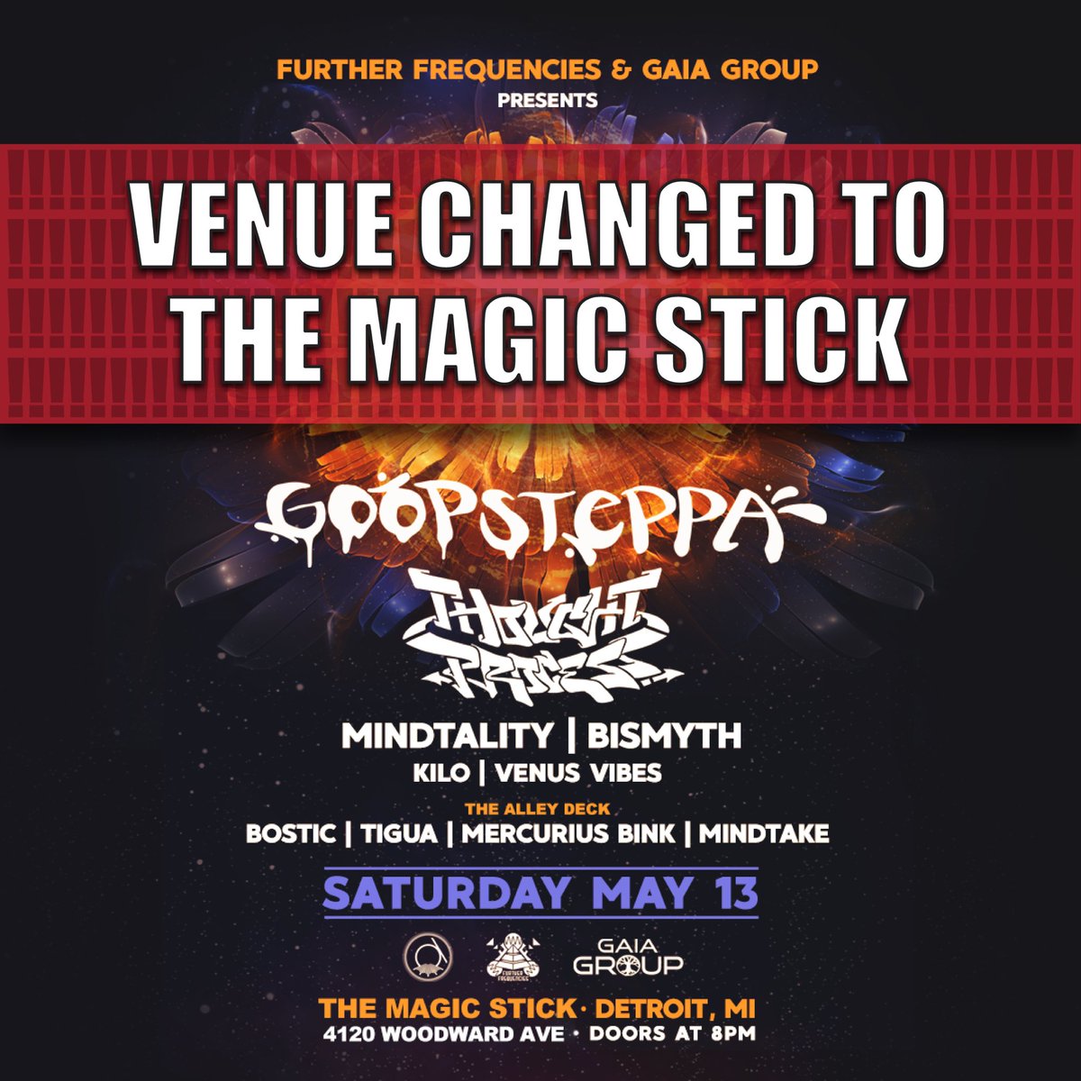 VENUE UPDATE FOR TOMORROW NIGHT 🚨🚨🚨